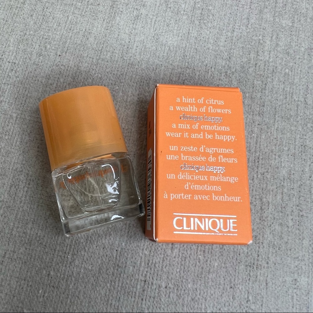 ❤️3 for $30❤️ CLINIQUE Makeup Bag and Happy Spray mini duo - Picture 4 of 10
